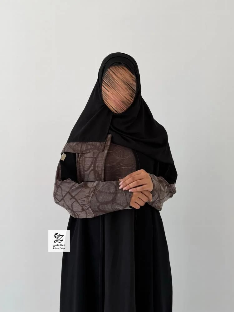 عباية مها بقماش حرير تركي مع إندونيسي أصلي نص كلوش