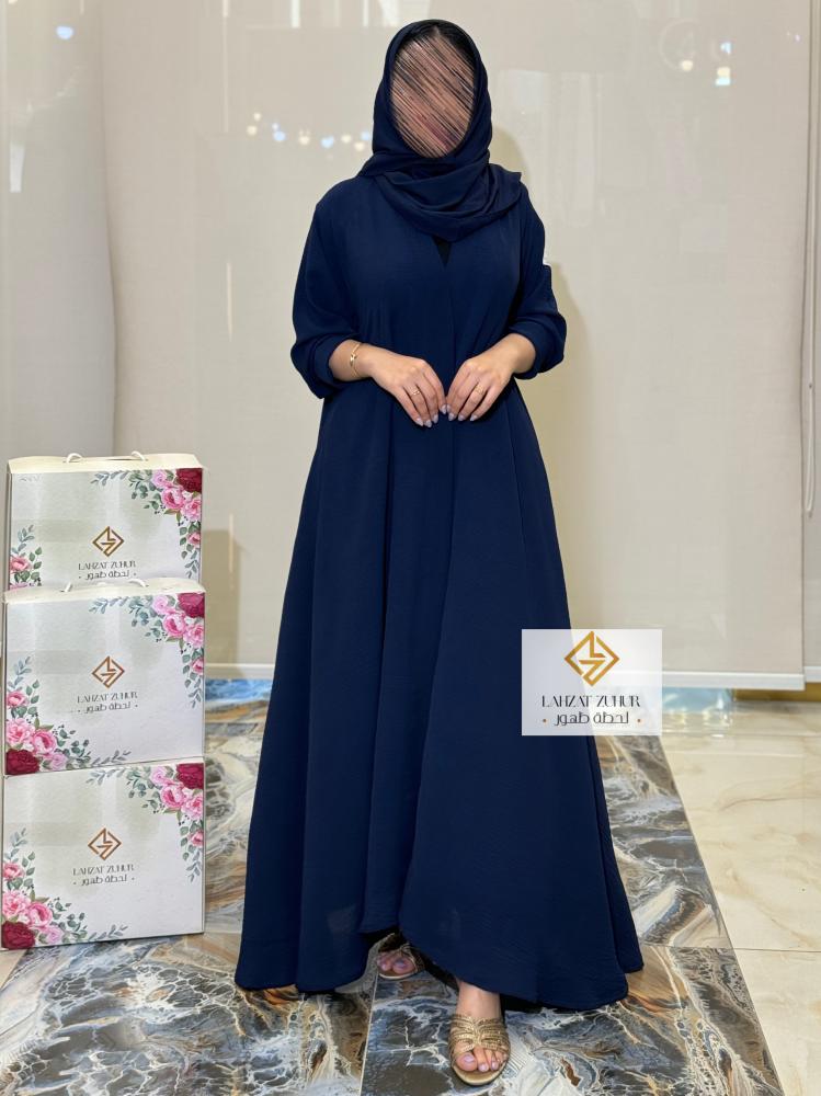 Double cloak with American fabric, cool navy