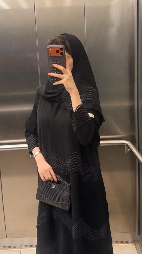 عبايه ريتاج بقماش اندنوسي اصلي بتدخيل كلفه جوبير طبقات