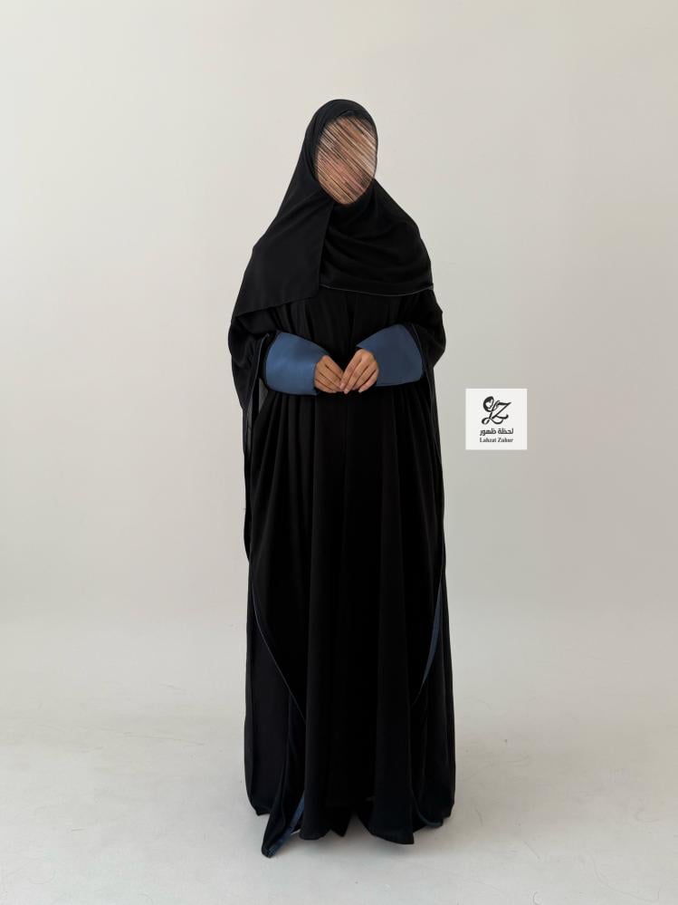 عبايه طله بكم تفته كحلي