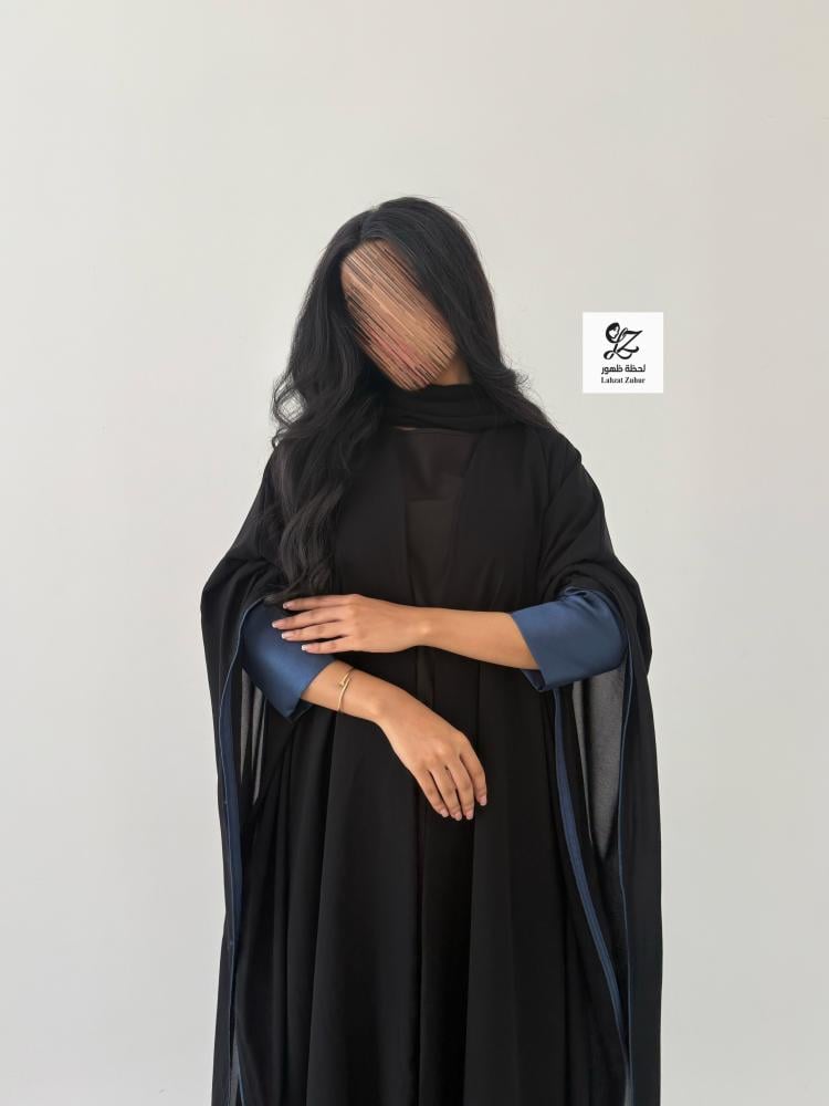 عبايه طله بكم تفته كحلي