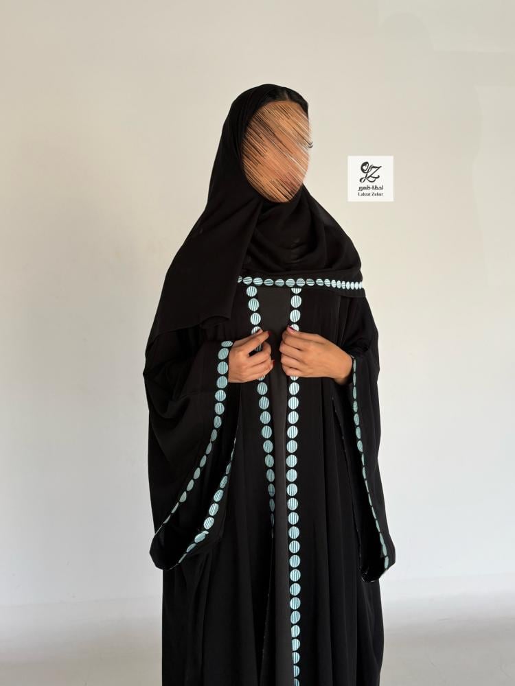عبايه فجر بقصه كويتيه قماش ملكي فتنامي