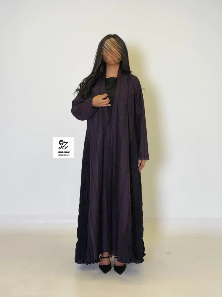 عبايه ركاما كلوش بتدخيل كسرات ثري دي موف