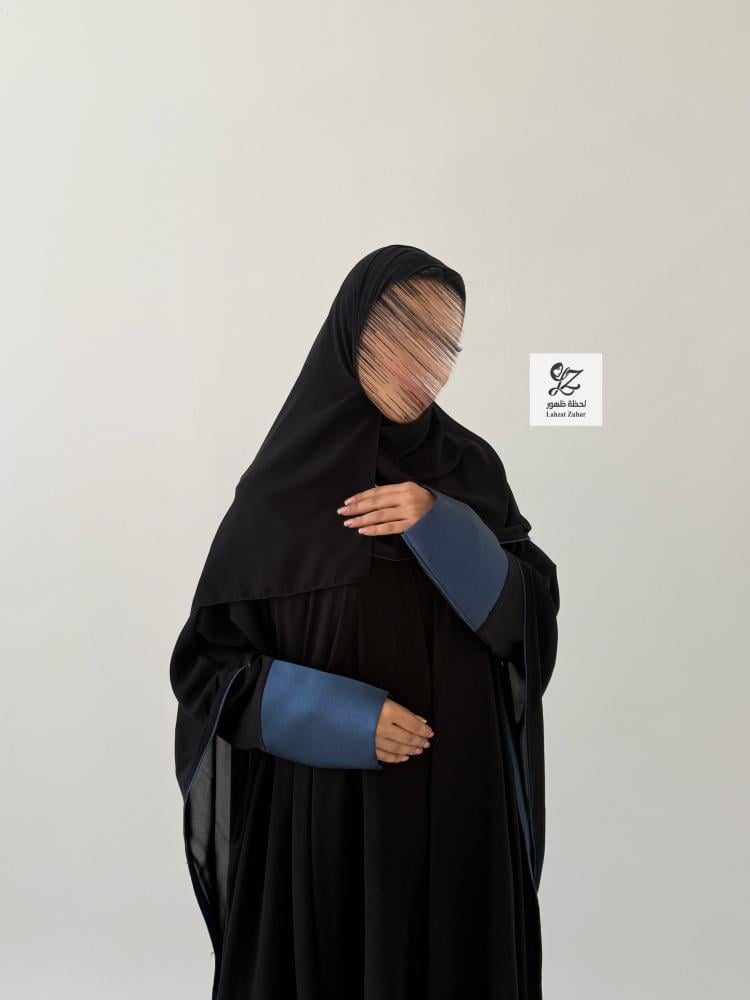 عبايه طله بكم تفته كحلي