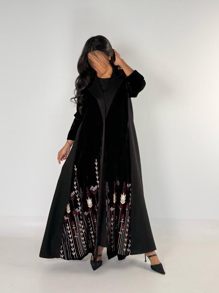 Blazer title with Korean velvet fabric with creativity crepe