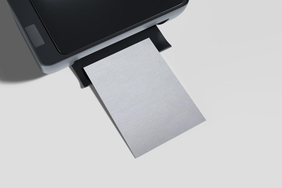 Italian Linen Textured White Paper 300g