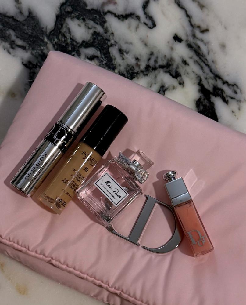 Dior beauty bag