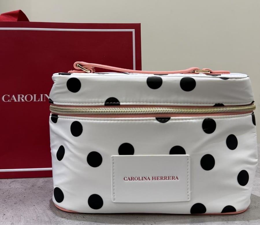 Carolina Herrera makeup bag