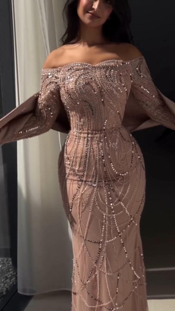 فستان سهره كلفه خرز