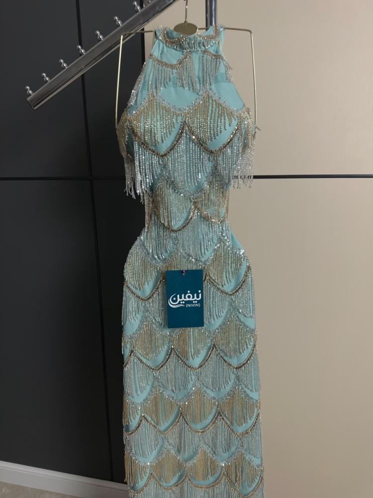 فستان اكوامارين