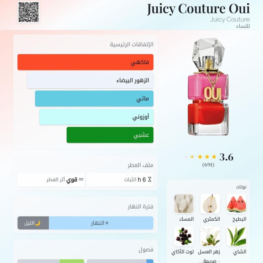 عطر جوسي كوتور اوي او دو بارفيوم 100 مل