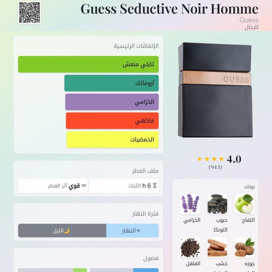 عطر جيس سیداكيف هوم نوار أو دو تواليت 100 مل للرجال