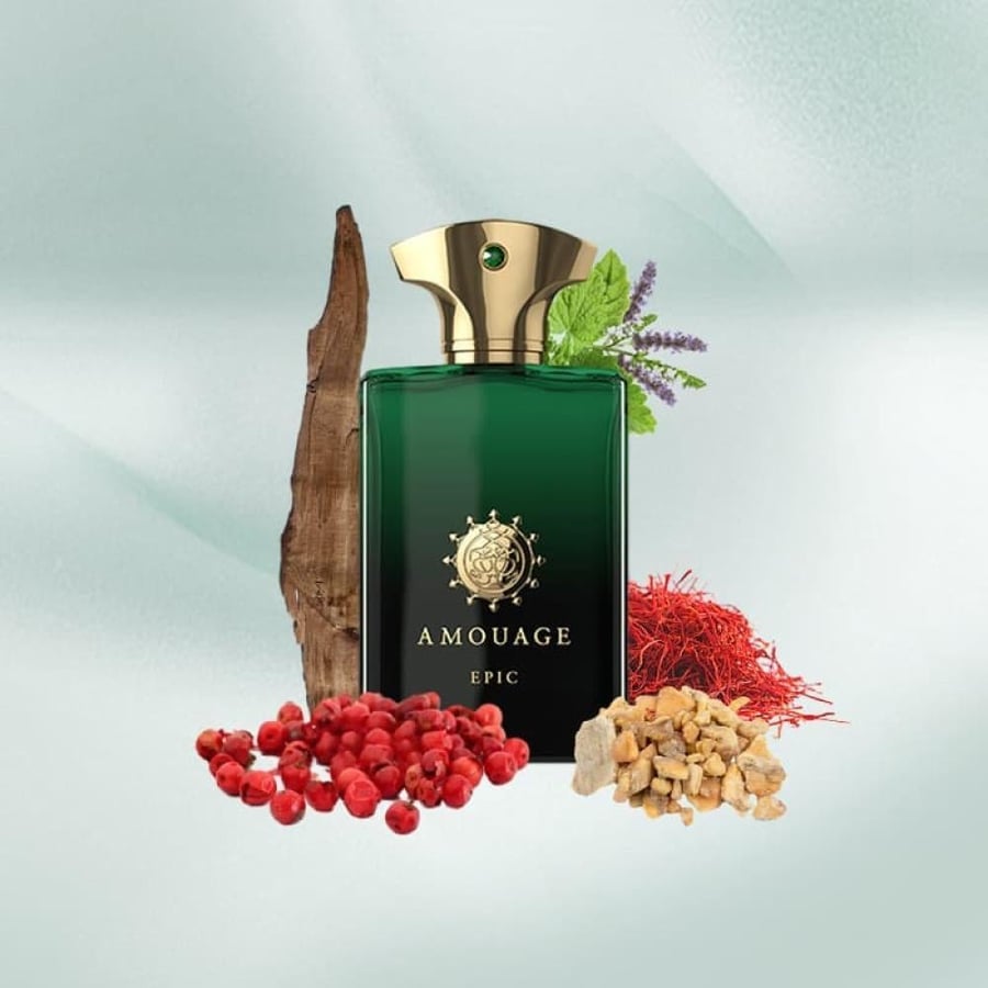 تستر عطر أمواج إبيك الرجالي او دو بارفيوم 100 مل - Amouage Epic Man Eau de Parfum