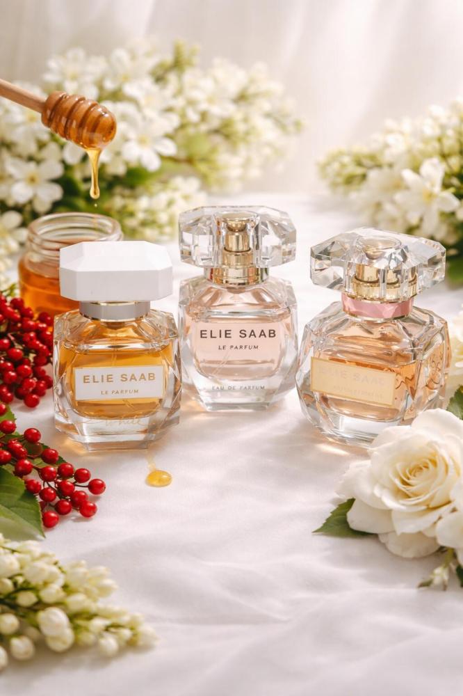 عطر إيلي صعب لو بارفيوم إن وايت أو دو بارفيوم 90 مل للنساء