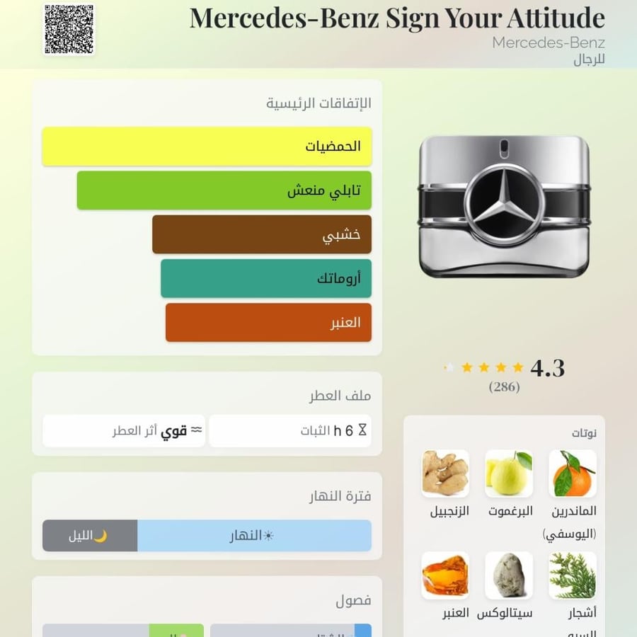 تستر مرسيدس بنز صاين يور اتيتيود او دو تواليت 100 مل