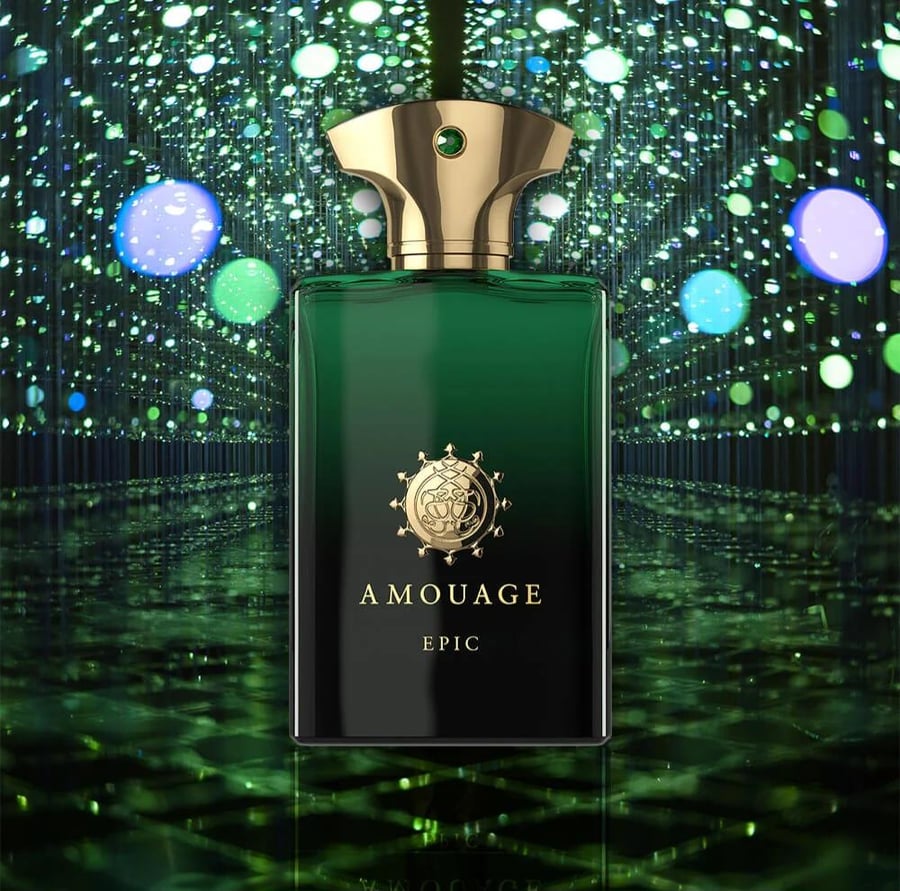 تستر عطر أمواج إبيك الرجالي او دو بارفيوم 100 مل - Amouage Epic Man Eau de Parfum