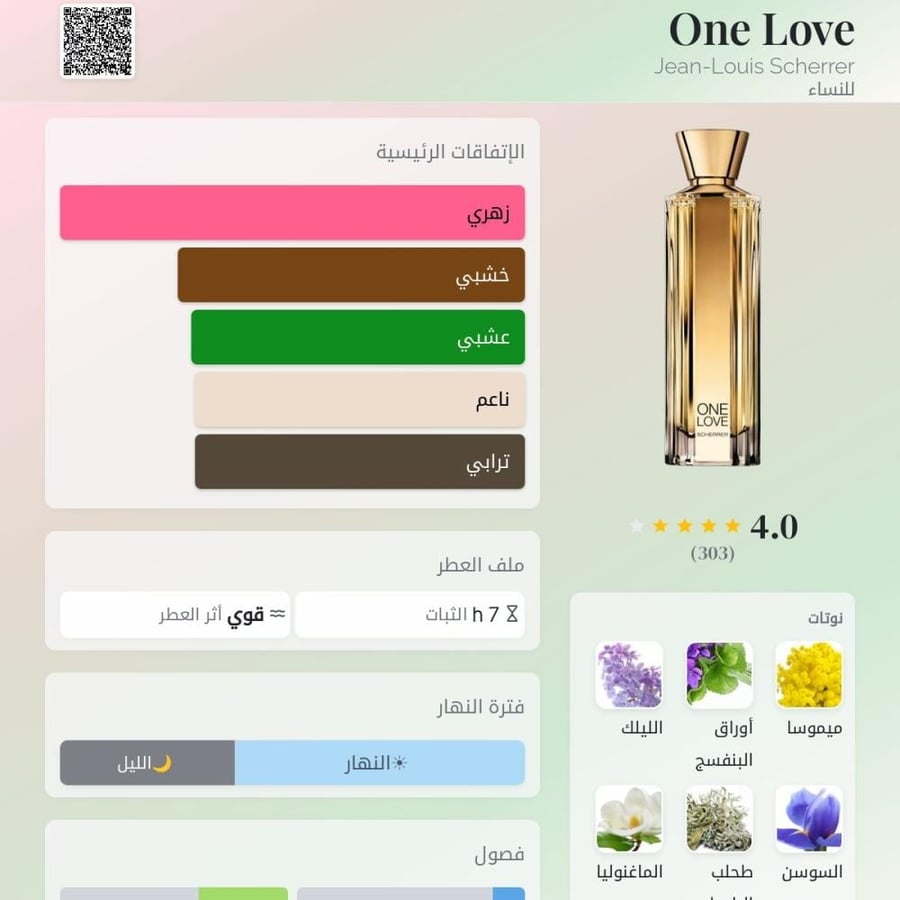 عطر جان لويس شيرير ون لوف أو دو بارفيوم 100 مل