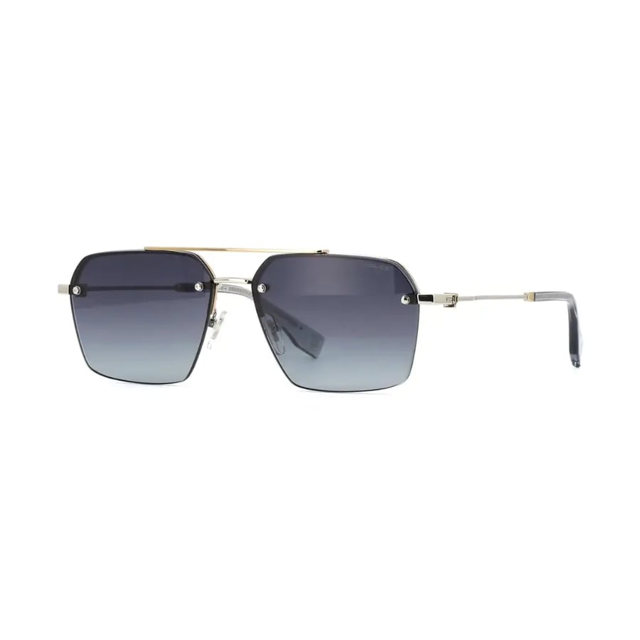 Police SPLQ90-59 Gold Sunglasses