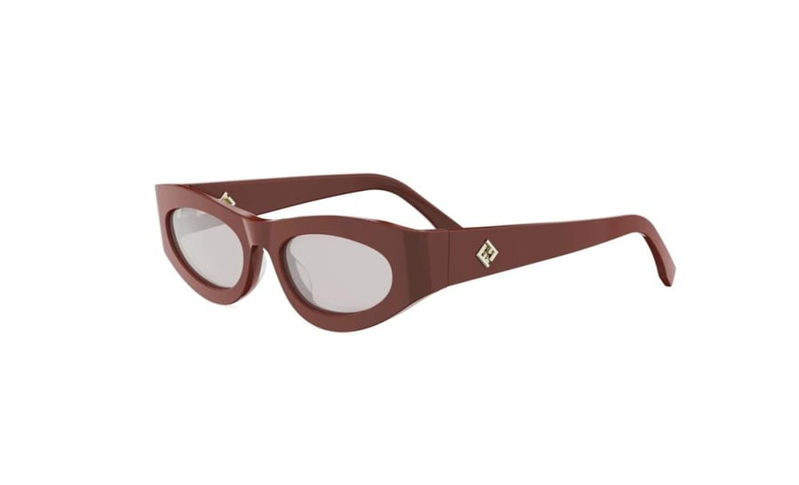Fendi FE40177U-51 Glossy Red Sunglasses