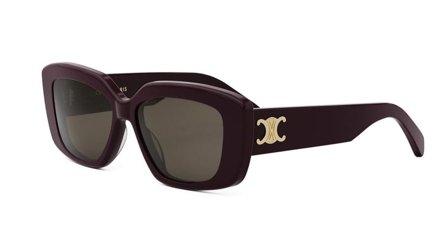 Celine CL40216U -55 Burgundy Sunglasses