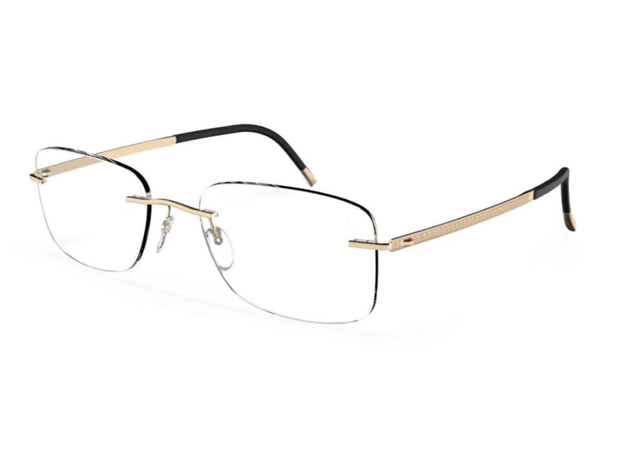 Silhouette 50-L011 sunglasses, black and gold