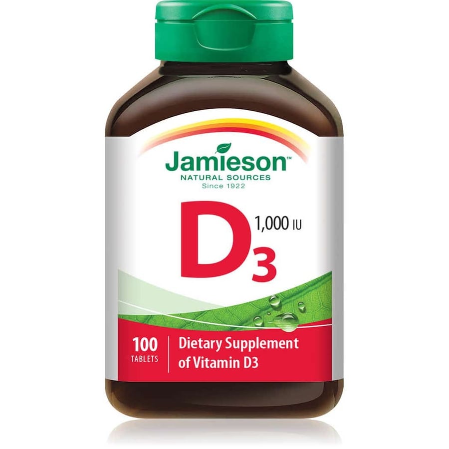 Jamieson Vitamin D3 1000 Iu Tablet 100