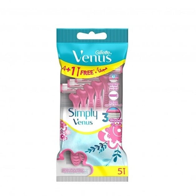 Gillette Simply Venus Women Razor 4+1