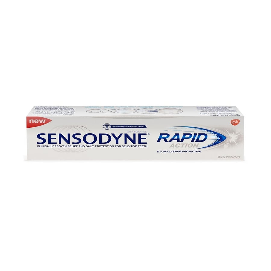 Sensodyne Toothpaste Rapid Action & Whitening 75 ml