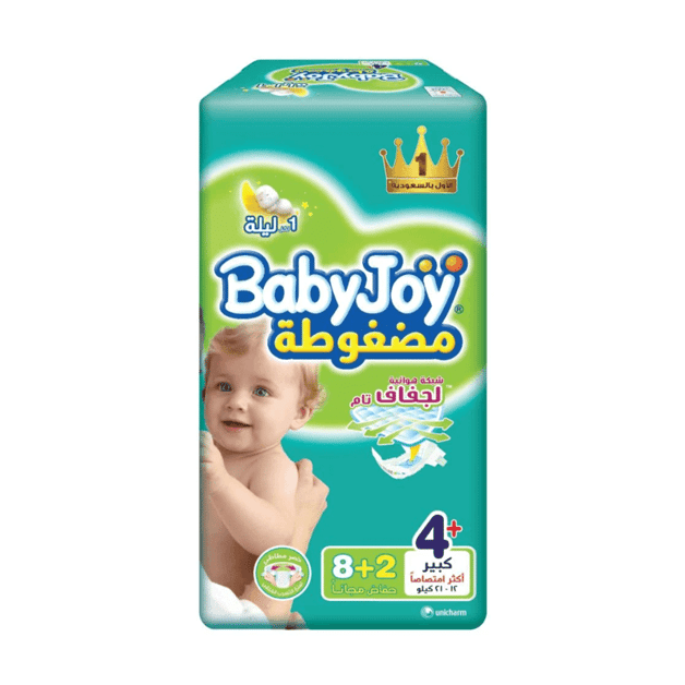 Baby Joy Size (4) 8+2 Diapers