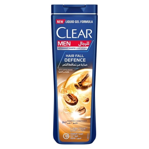Clear 2in1 Hair Fall Defence With Coffee Beans 400ml Shampoo