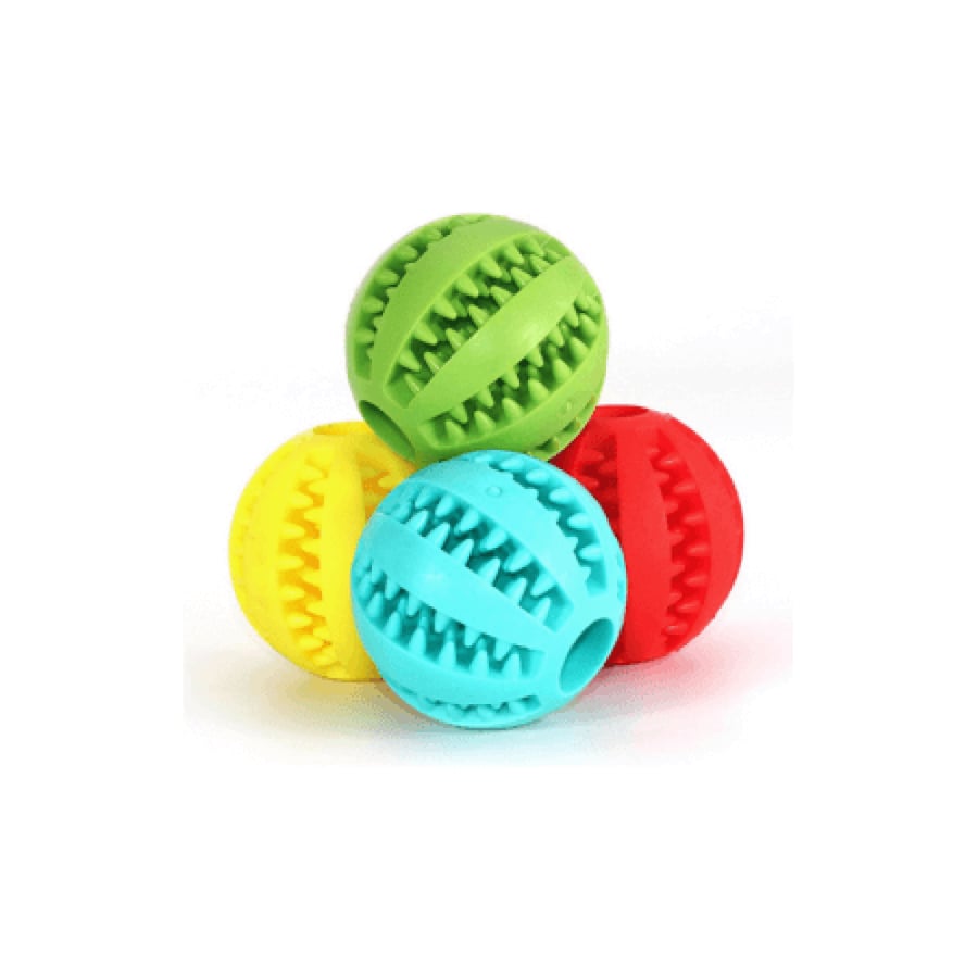 A chew toy that helps clean dogs' teeth
