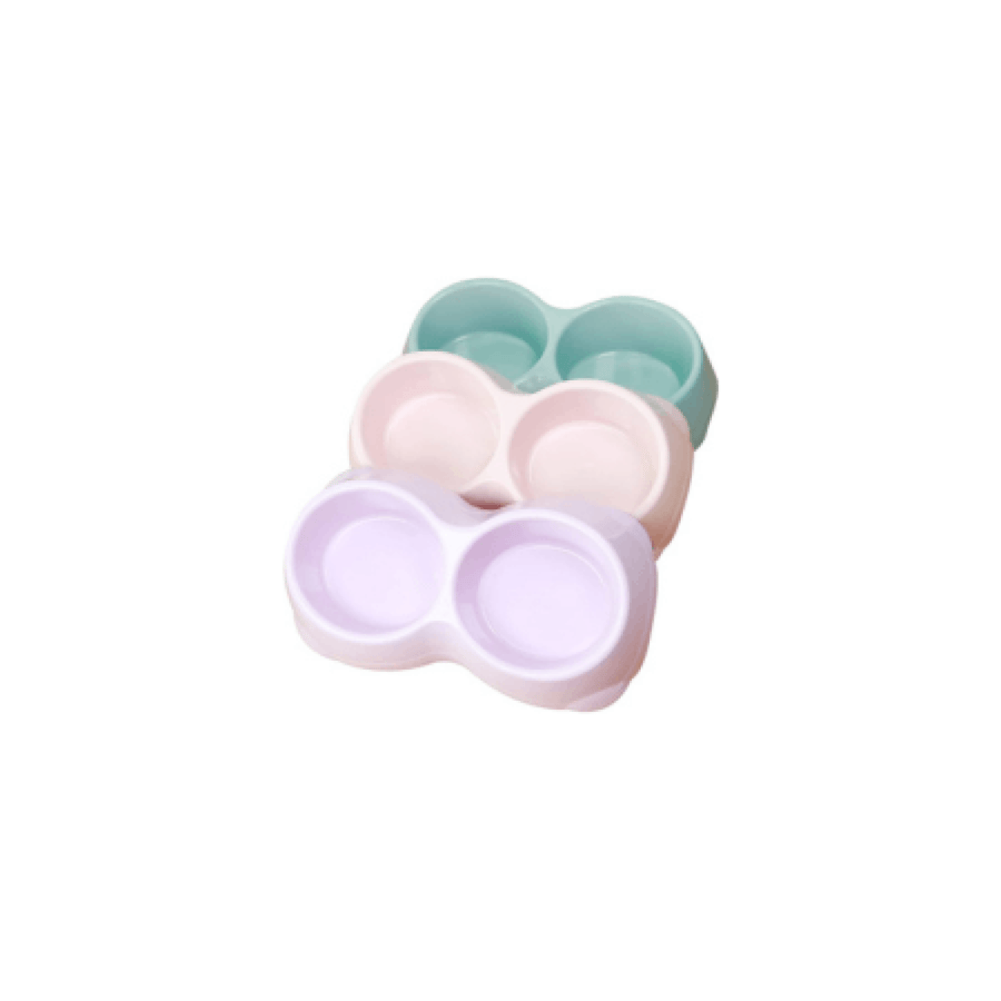 Double plastic container