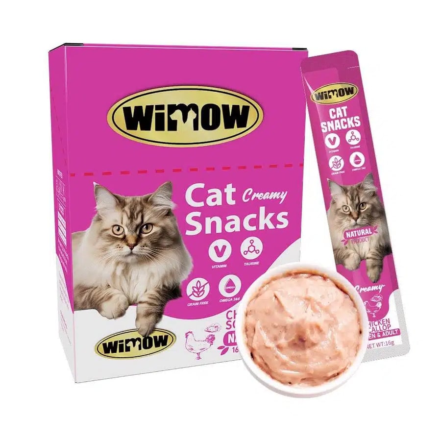 Vimo rewards for cats chicken and scallop 45×16 grams