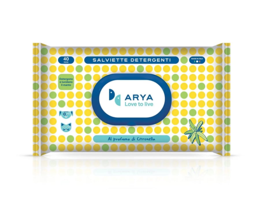 Arya moist tissues with lemon grass scent - 40 tissues
