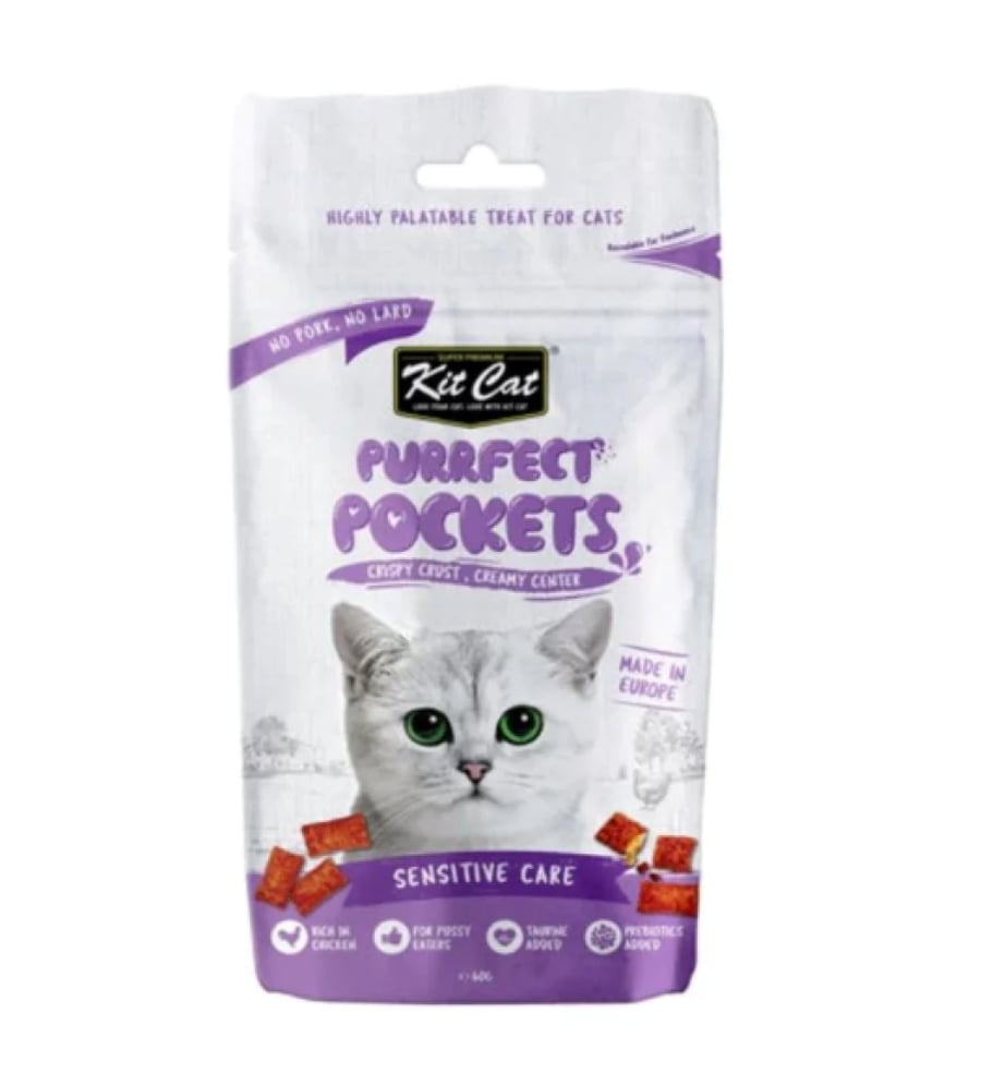 Kit Kat rewards for cats crunchy filled with cream for sensitive care chicken flavor 60g