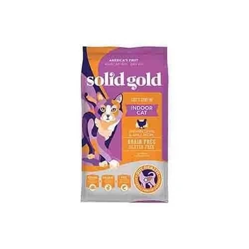 Solid Gold dry cat food with chicken, lentils, and apple flavor 1.36 kg