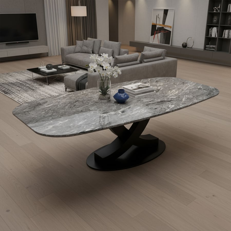 Ivory dining table 120x260