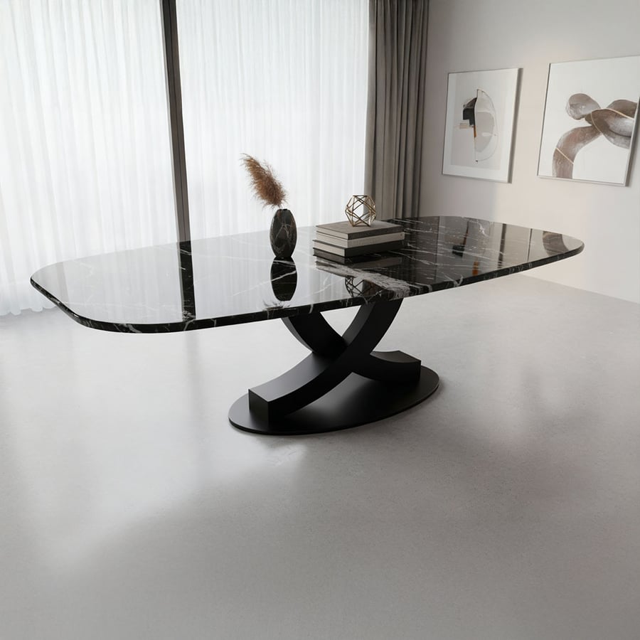 Ivory dining table 120x260