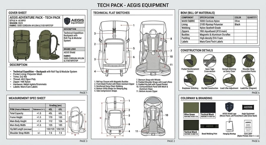 تصميم ملفات التك باك Tech Pack الرقمي حسب الطلب