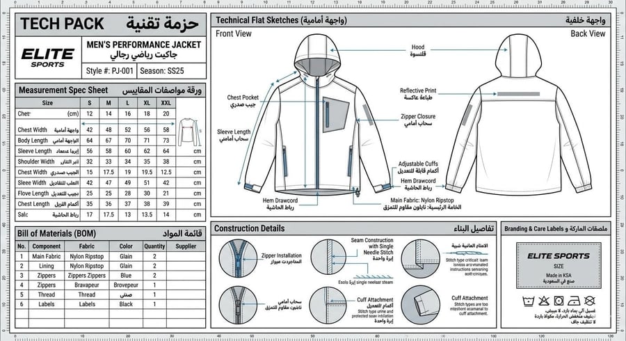 تصميم ملفات التك باك Tech Pack الرقمي حسب الطلب