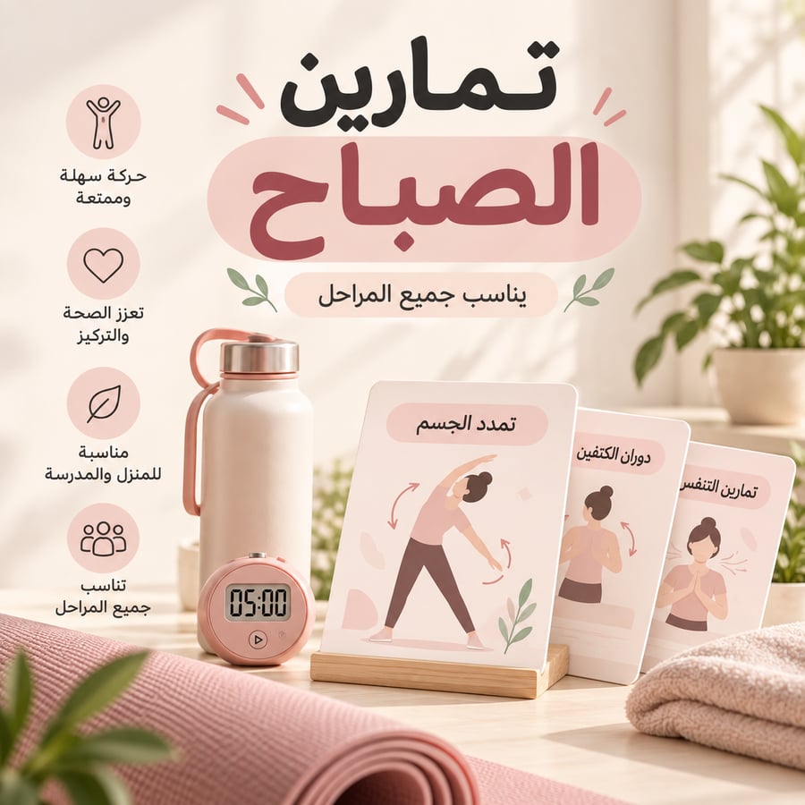 تمارين  الصباح  ( يناسب جميع المراحل )