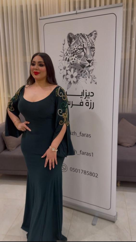 فستان زيتي شك