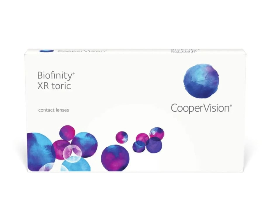 عدسات بيوفينيتي تورك للاستجماتيزم (انحراف القرنية) Biofinity XR Toric Monthly Contact Lenses (for Astigmatism)