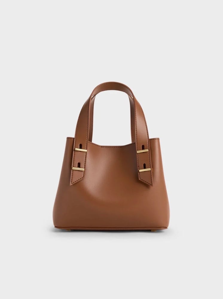 Mini Shania Tote Bag - Chocolate
