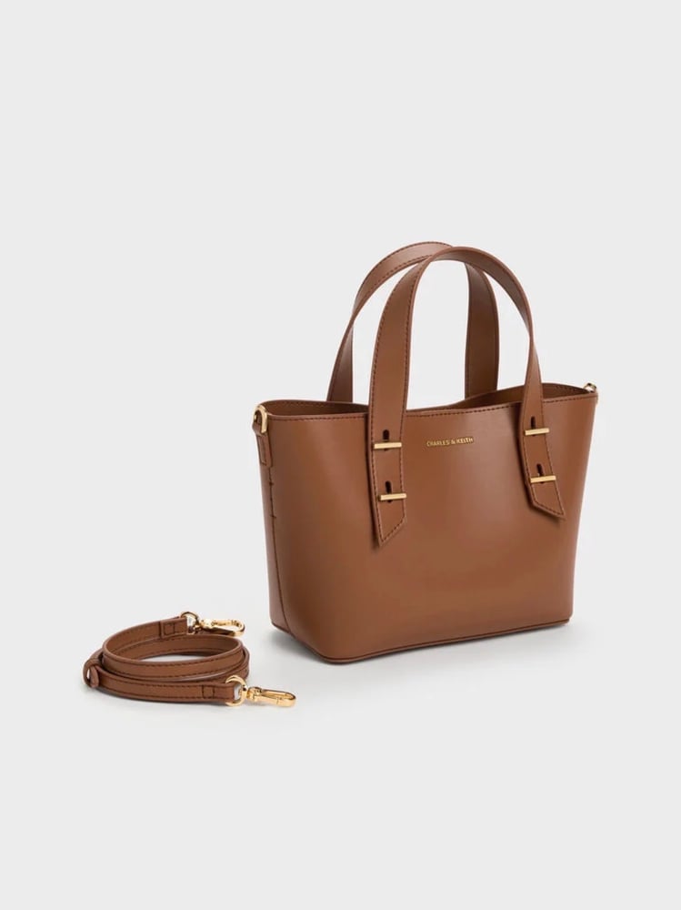 Mini Shania Tote Bag - Chocolate