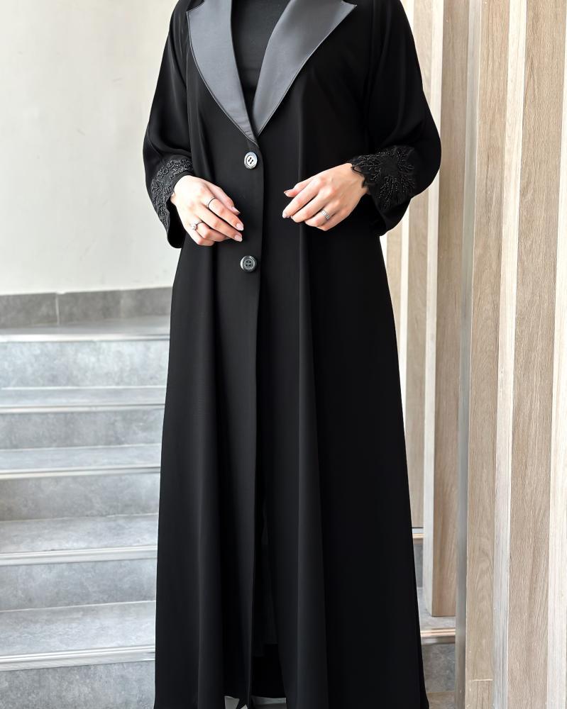 عباية شك خرز علي الاكمام بتفاصيل رائعه
