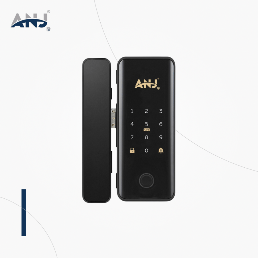 قفل ذكي ANJ لباب زجاجي