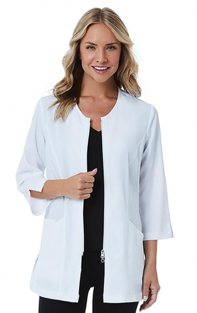 SMART Lab Coat by Maevn Soft Stretch  Sleeve Lab Jacket