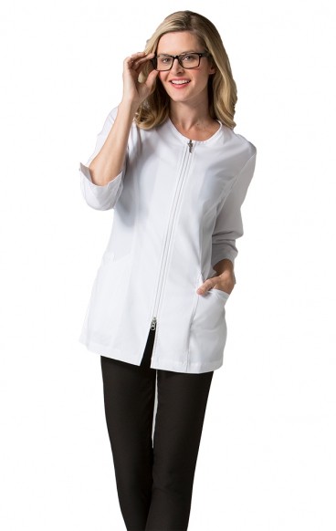 SMART Lab Coat by Maevn Soft Stretch  Sleeve Lab Jacket