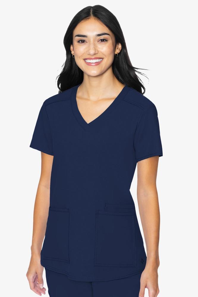 Med Couture Insight Womens 3-Pocket V-Neck Scrub Top